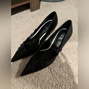 Zara black heels
